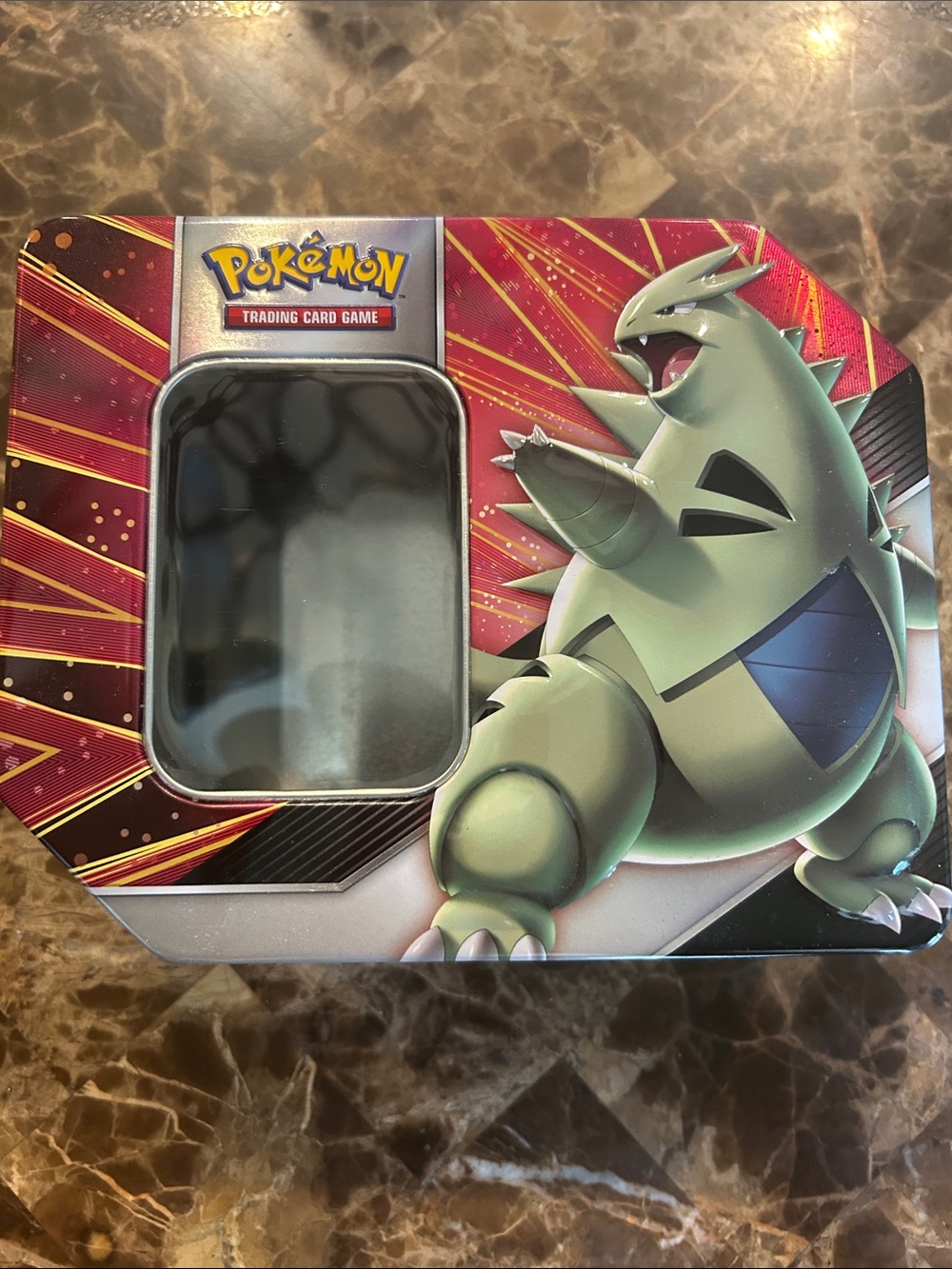 Pokemon TCG Tyranitar-Empoleon Tin